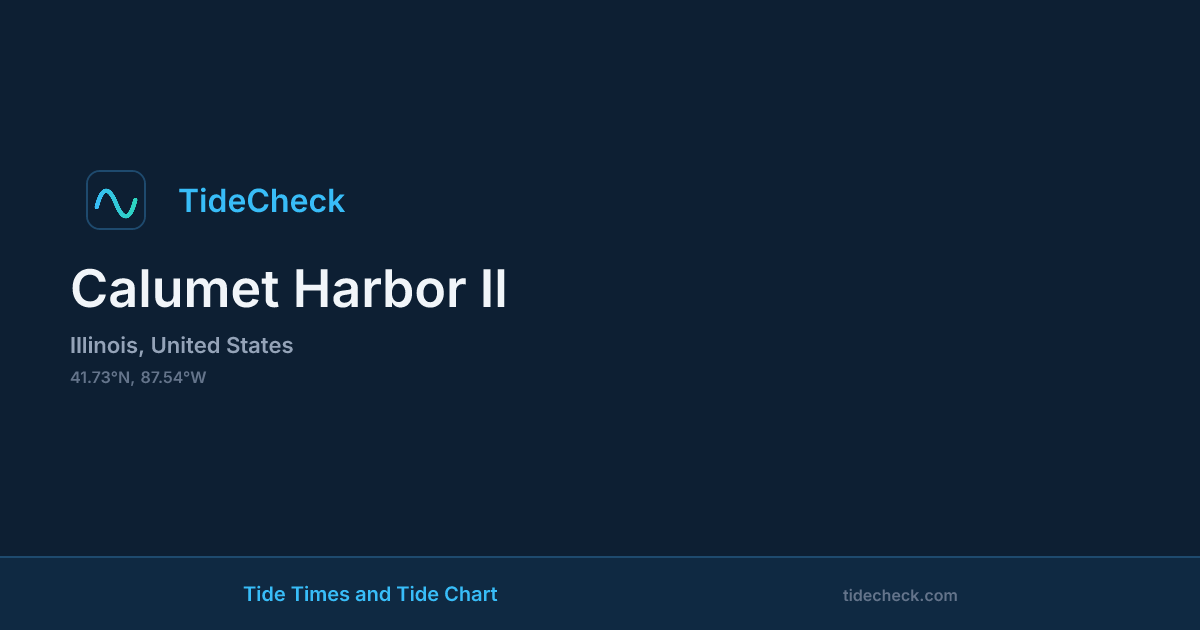 Tides near Chicago Loop — Tide Times & Chart | TideCheck